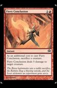 Magic the Gathering: Planechase 2012 Edition (Base Set) card 42 Fiery Conclusion