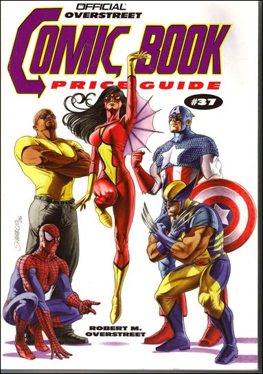 Official Overstreet Comic Book Price Guide issue 37-C  Mark Sparacio New Avengers Cover