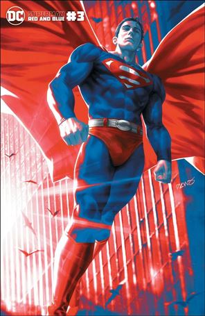 Superman Red and Blue issue 3-C Derrick Chew Cover