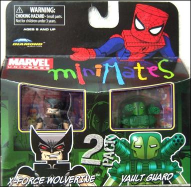 Marvel Minimates (Exclusives) figure 40 X-Force Wolverine and Vault Guard