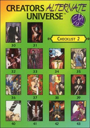 Creators Alternate Universe (Base Set) card 89 Checklist 2
