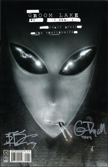 Groom Lake issue 1-C Signed by Ryall and Templesmith (thru IDW Website)