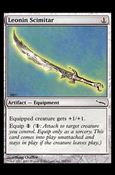 Magic the Gathering: Mirrodin (Base Set) card 193 Leonin Scimitar