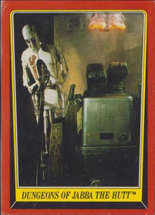 Star Wars: Return of the Jedi: Series 1 (Base Set) card 18 Dungeons of Jabba the Hutt