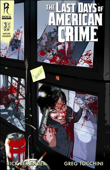 Last Days of American Crime issue 3-B Greg Tocchini Cover