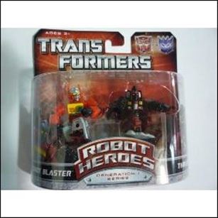 Transformers: Robot Heroes figure 27 Autobot Blaster & Thust