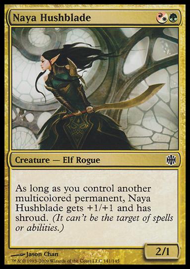 Magic The Gathering: Alara Reborn (Base Set) card 141 Naya Hushblade