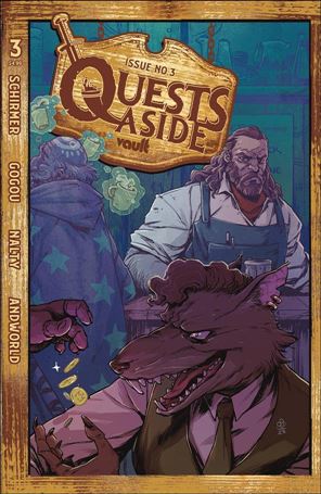 Quests Aside issue 3-B Michael Dialynas Cover