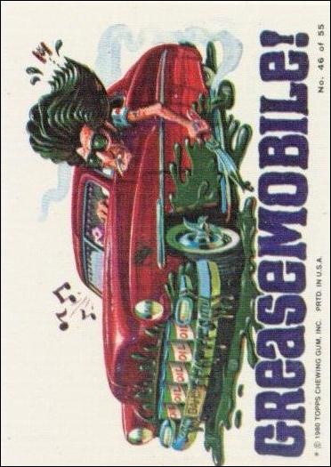 Weird Wheels (Base Set) card 46 Grease Mobile!