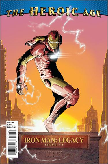 Iron Man Legacy issue 2-B Pascal Alixe 1:15 "Heroic Age" Cover