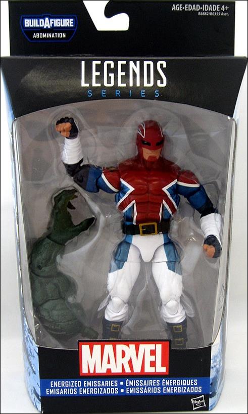Marvel Legends Series: Captain America (Abomination Series)  figure 3 Energized Emissaries (Captain Britain)