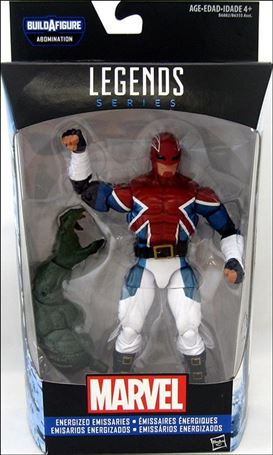 Marvel Legends Series: Captain America (Abomination Series)  figure 3 Energized Emissaries (Captain Britain)