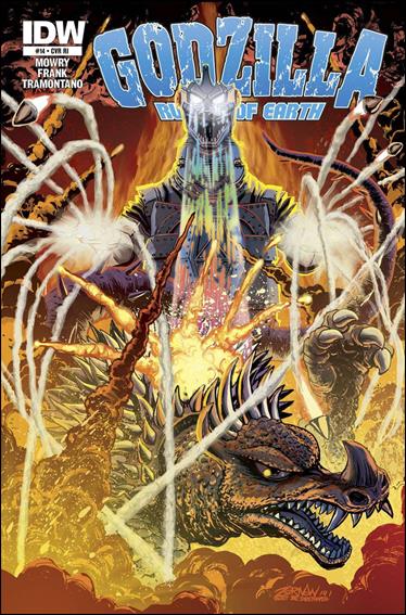 Godzilla: Rulers of the Earth issue 14-B Jeff Zarnov 1:10 Cover