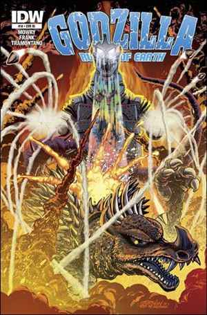 Godzilla: Rulers of the Earth issue 14-B Jeff Zarnov 1:10 Cover
