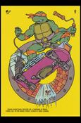 Teenage Mutant Ninja Turtles: Series 1 (Sticker Subset) card 9 Power Skateboard
