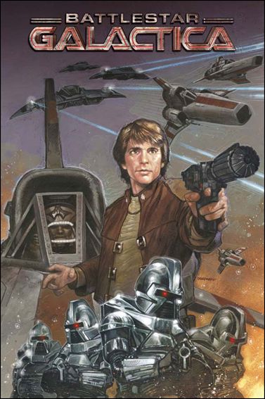 Classic Battlestar Galactica issue 1 Dave Dorman Mass Market Cover
