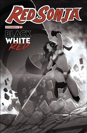 Red Sonja: Black White Red issue 7-I Bob Q 1:15 Black & White Cover