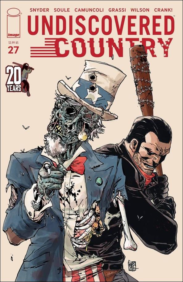Undiscovered Country issue 27-C Giuseppe Camuncoli TWD 20th Anniversary Cover