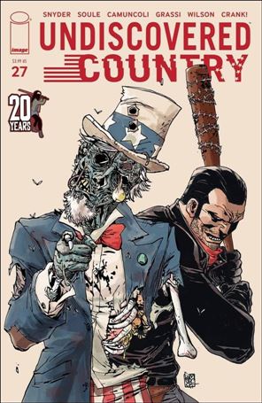 Undiscovered Country issue 27-C Giuseppe Camuncoli TWD 20th Anniversary Cover