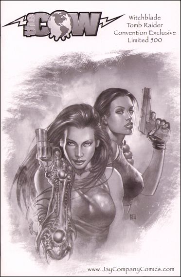 Witchblade/Tomb Raider issue 1-F WWTX Jay Company Sketch Cover 1/500