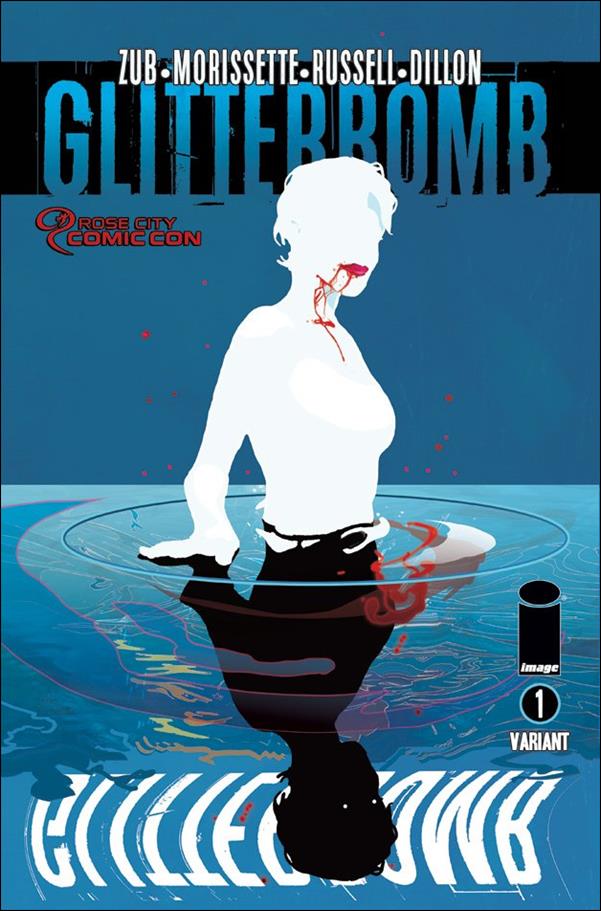 Glitterbomb issue 1-C Christian Ward Rose City Comic Con Cover