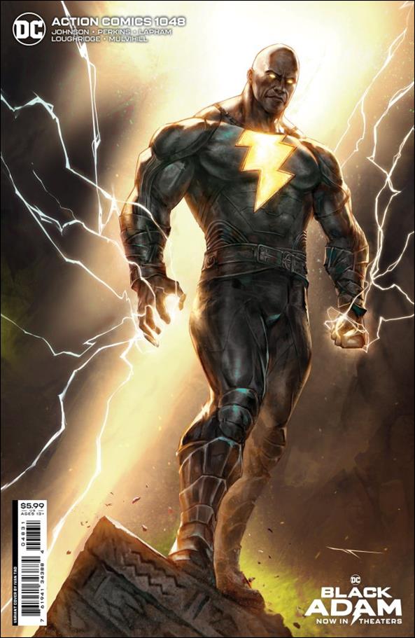 Action Comics (1938) issue 1048-C Ivan Tao Black Adam Movie Cardstock Cover
