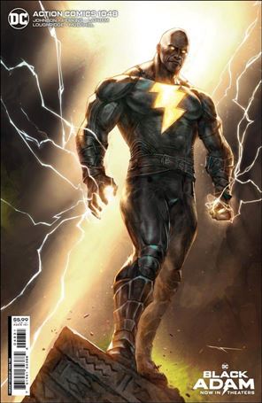 Action Comics (1938) issue 1048-C Ivan Tao Black Adam Movie Cardstock Cover