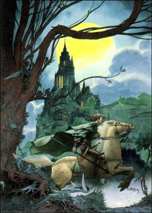 Charles Vess (Base Set) card 82 A Sorcerer and a Gentleman