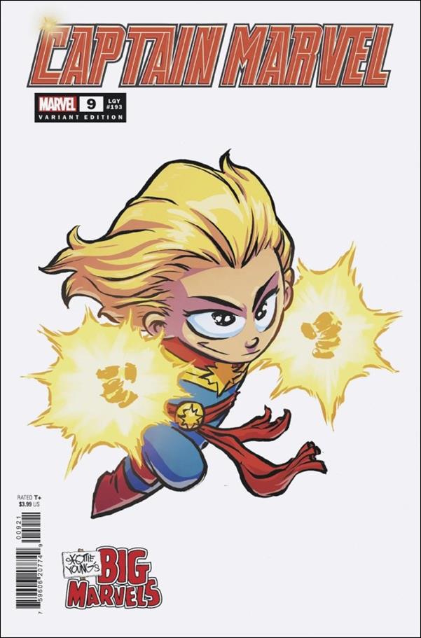 Captain Marvel (2023) issue 9-C Skottie Young "Big Marvels" Cover