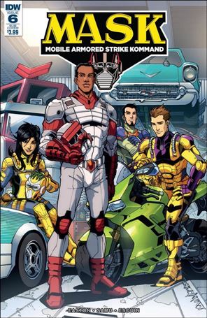 M.A.S.K.: Mobile Armored Strike Kommand issue 6-B Alex Milne Subscription Cover