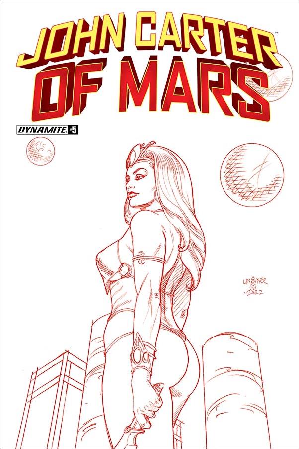 John Carter of Mars (2022) issue 5-O Joseph Michael Linsner Martian Red Cover
