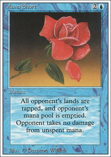Magic the Gathering: Revised (Base Set) card 67 Mana Short