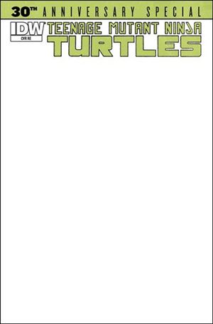 Teenage Mutant Ninja Turtles 30th Anniversary Special issue nn-F Hot Comics Blank/Sketch Cover