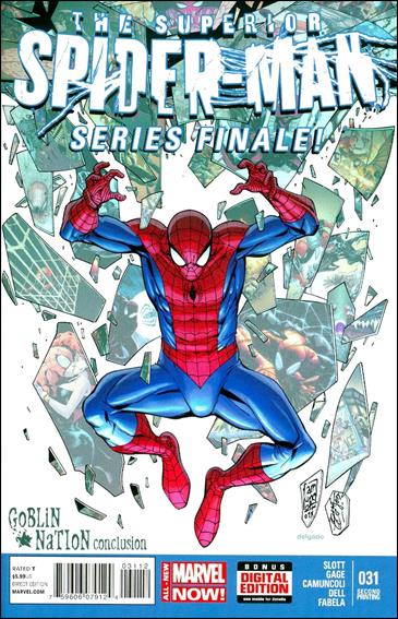 Superior Spider-Man (2013) issue 31-G Giuseppe Camuncoli Cover (2nd Printing)