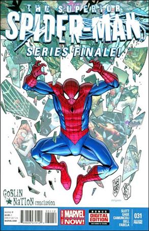Superior Spider-Man (2013) issue 31-G Giuseppe Camuncoli Cover (2nd Printing)