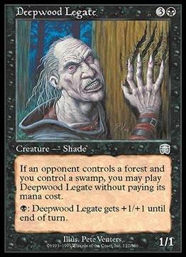 Magic the Gathering: Mercadian Masques (Base Set) card 132 Deepwood Legate