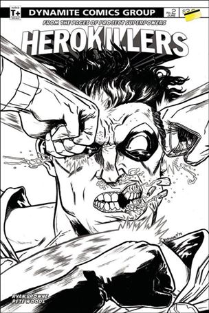 Project Superpowers: Hero Killers issue 2-C Ryan Browne 1:10 B&W Cover