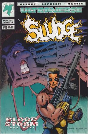 Sludge 8 A, Jul 1994 Comic Book by Malibu