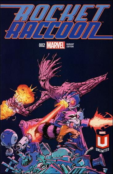 Rocket Raccoon (2014) issue 2-C Skottie Young Marvel Unlimited Cover