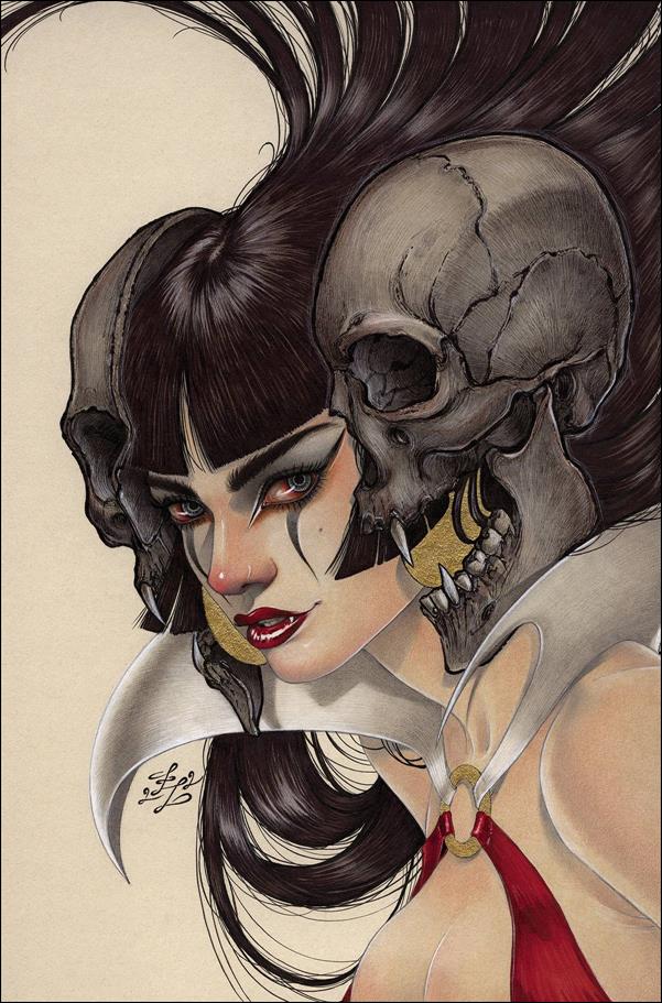 Vampirella/Dracula: Unholy issue 6-Q Zoe Lacchei Virgin Cover