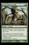 Magic the Gathering: Betrayers of Kamigawa (Base Set) card 148 Unchecked Growth