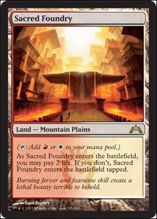 Magic the Gathering: Gatecrash (Base Set) card 245 Sacred Foundry