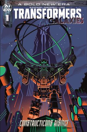 Transformers: Galaxies issue 1-C George Caltsoudas 1:10 Cover