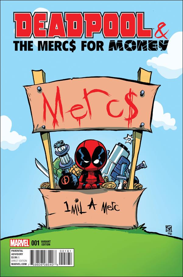 Deadpool & the Mercs for Money (2016/09) issue 1-D Skottie Young Baby Cover