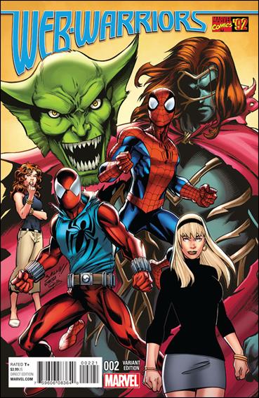 Web Warriors issue 2-B Mark Bagley 1:20 Marvel '92 Cover