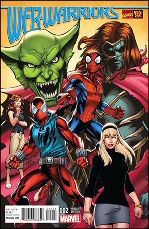Web Warriors issue 2-B Mark Bagley 1:20 Marvel '92 Cover
