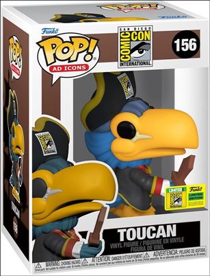 POP! Ad Icons figure 156 Toucan (Pirate) 2022 SDCC Exclusive