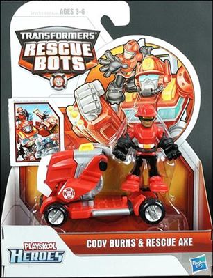 Transformers Rescue Bots figure 7 Cody Burns and Rescue Axe