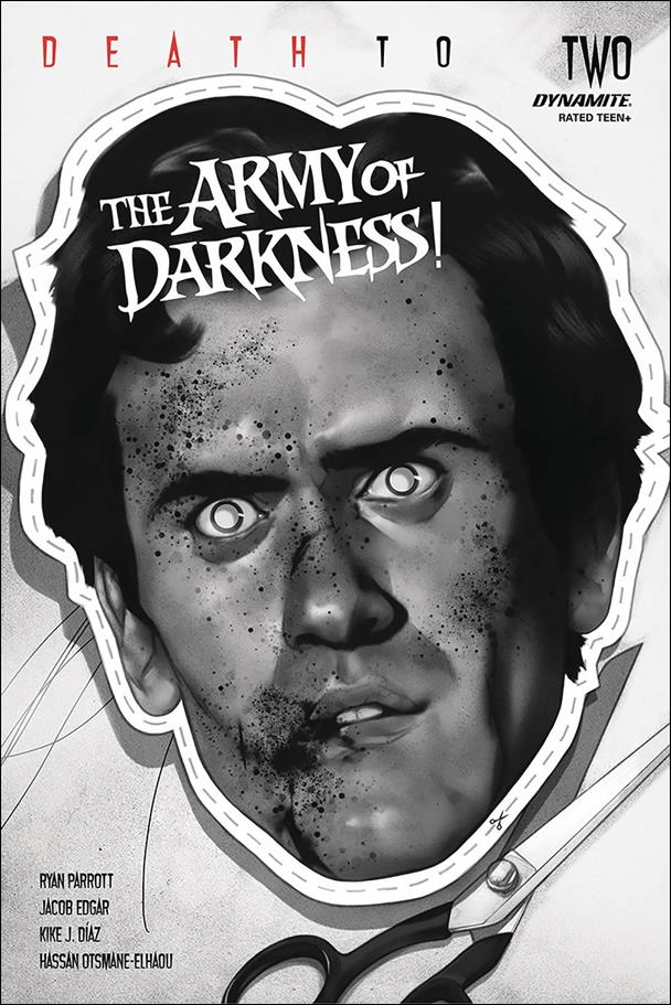 Death to the Army of Darkness issue 2-M Ben Oliver 1:50 Black & White Cover