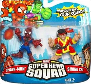 Marvel Super Hero Squad figure 48 Spider-Man and Shang Chi